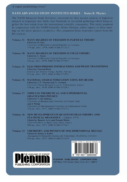 Produktbild: Many Degrees of Freedom in Field Theory
