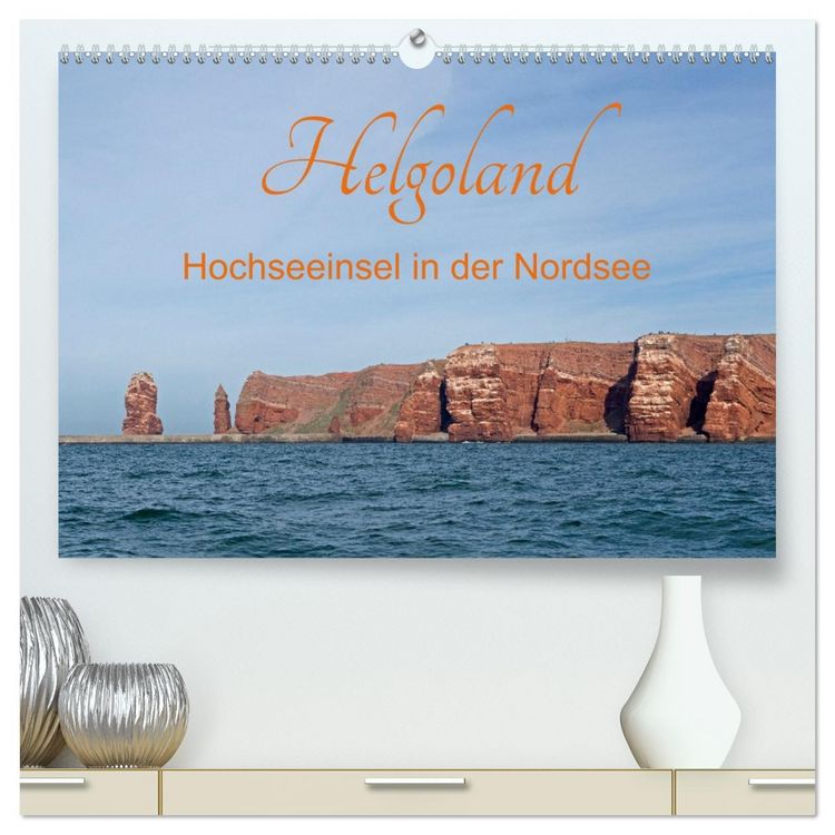 Produktbild: Helgoland - Hochseeinsel in der Nordsee (hochwertiger Premium Wandkalender 2026 DIN A2 quer), Kunstdruck in Hochglanz