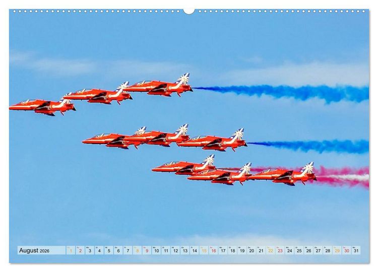 Produktbild: Flugschau - frei sein (hochwertiger Premium Wandkalender 2026 DIN A2 quer), Kunstdruck in Hochglanz