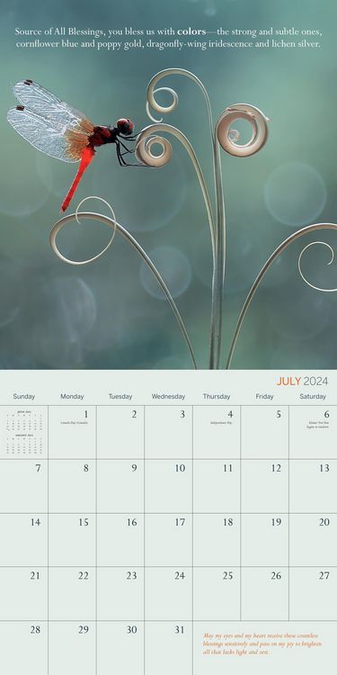 Produktbild: Workman Calendars: Blessings Wall Calendar 2024