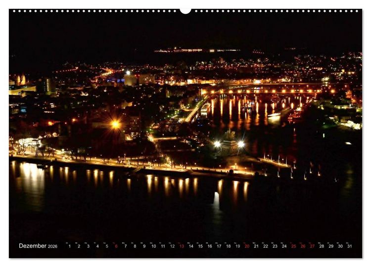 Produktbild: Koblenz Die Stadt am Deutschen Eck (Wandkalender 2026 DIN A2 quer), CALVENDO Monatskalender