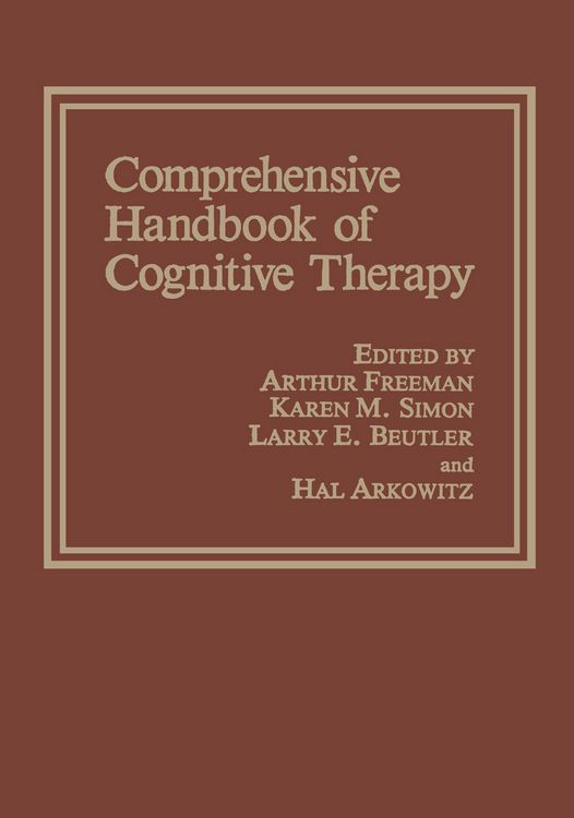 Produktbild: Comprehensive Handbook of Cognitive Therapy
