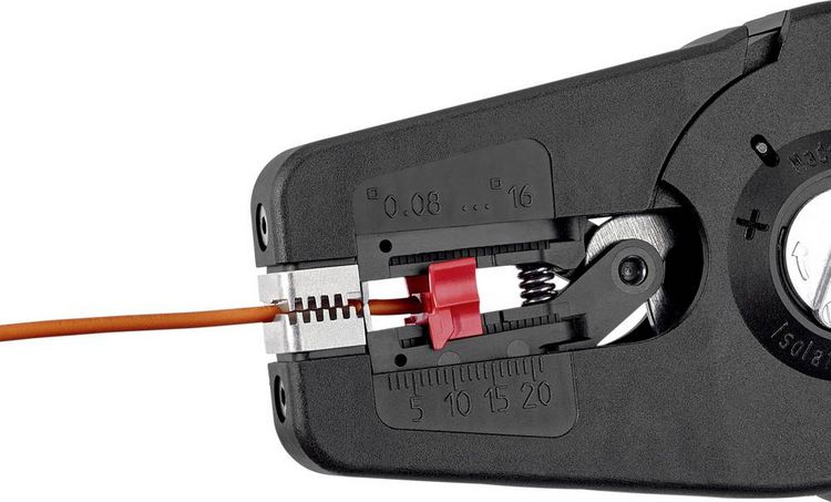 Produktbild: Knipex PreciStrip 16 12 52 195 Automatische Abisolierzange 0.08 bis 16mm