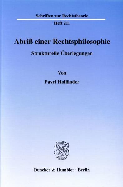 Produktbild: Abri&szlig; einer Rechtsphilosophie.