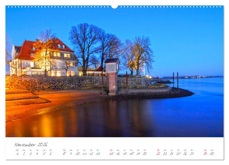 Produktbild: Die Elbe Impressionen (Wandkalender 2026 DIN A2 quer), CALVENDO Monatskalender
