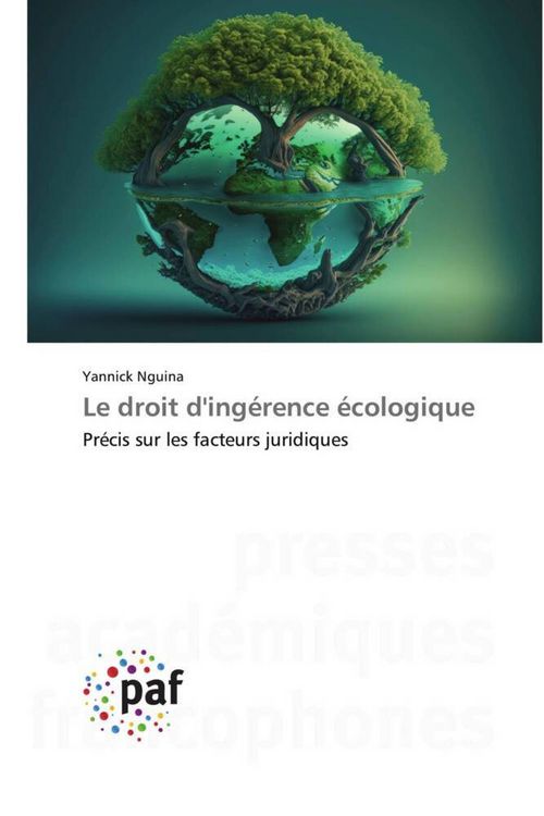 Produktbild: Le droit d'ing&eacute;rence &eacute;cologique