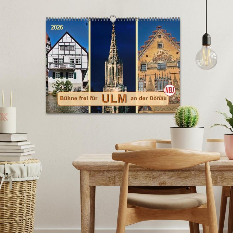 Produktbild: B&uuml;hne frei f&uuml;r Ulm an der Donau (Wandkalender 2026 DIN A3 quer), CALVENDO Monatskalender