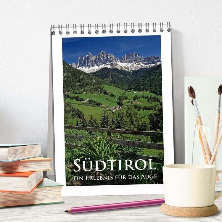Produktbild: S&uuml;dtirol - Ein Erlebnis f&uuml;r das Auge (Tischkalender 2026 DIN A5 hoch), CALVENDO Monatskalender