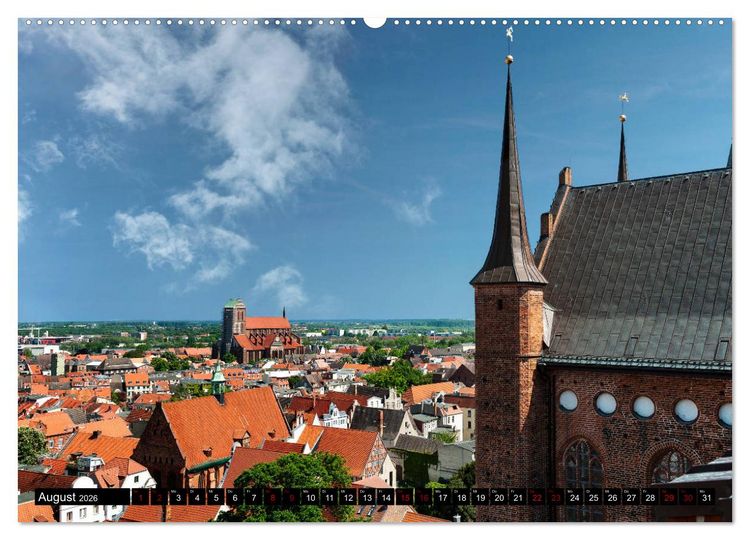 Produktbild: Ein Bummel durch die Hansestadt Wismar (hochwertiger Premium Wandkalender 2026 DIN A2 quer), Kunstdruck in Hochglanz