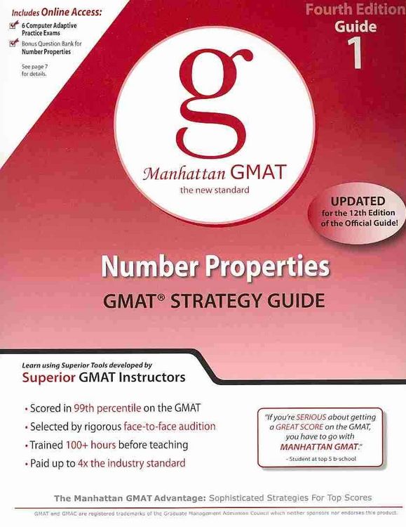 Produktbild: Manhattan GMAT Quantitative Strategy Guide Set
