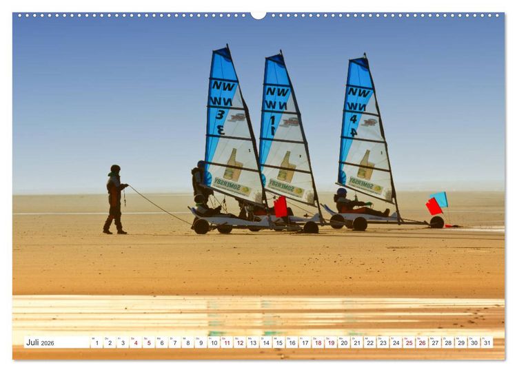 Produktbild: ST. PETER ORDING Strand und Meer (hochwertiger Premium Wandkalender 2026 DIN A2 quer), Kunstdruck in Hochglanz