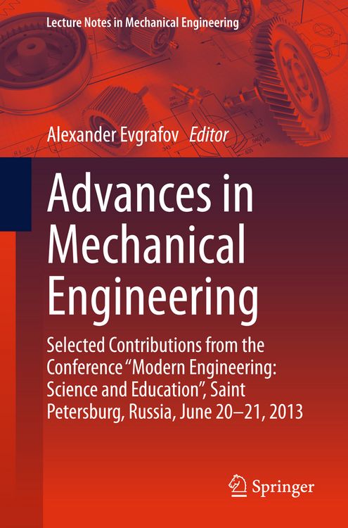Produktbild: Advances in Mechanical Engineering
