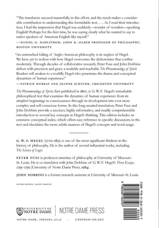 Produktbild: The Phenomenology of Spirit