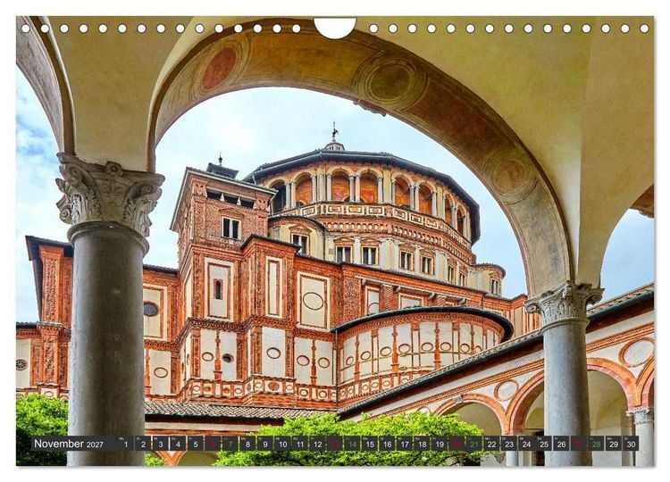 Produktbild: One Day Mailand (Wandkalender 2027 DIN A4 quer), CALVENDO Monatskalender