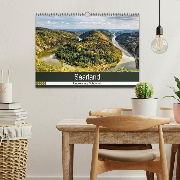 Produktbild: Saarland - unbekannte Sch&ouml;nheit (Wandkalender 2026 DIN A3 quer), CALVENDO Monatskalender