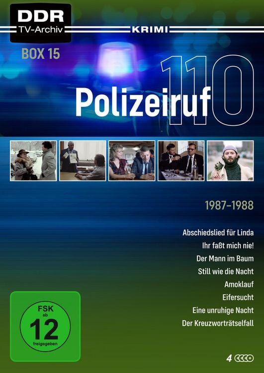 Produktbild: Polizeiruf 110 - Box 15 (DDR TV-Archiv) mit Sammelr&uuml;cken [4 DVDs]