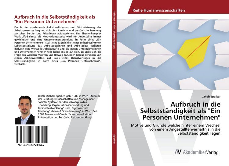 Produktbild: Aufbruch in die Selbstst&auml;ndigkeit als "Ein Personen Unternehmen"