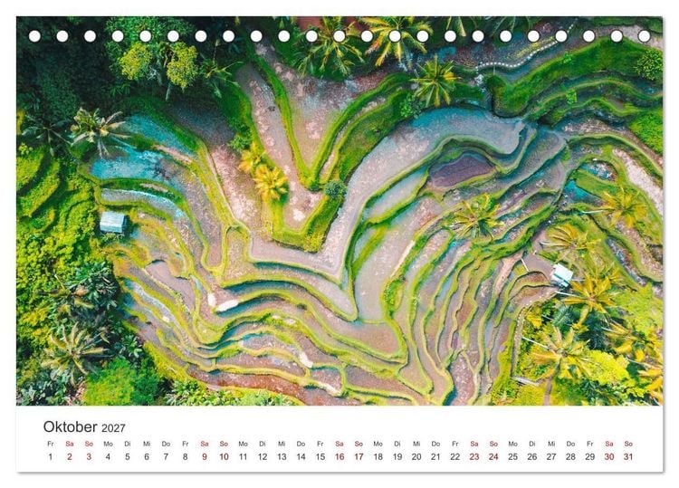 Produktbild: Indonesien - Ein atemberaubender Inselstaat. (Tischkalender 2027 DIN A5 quer), CALVENDO Monatskalender