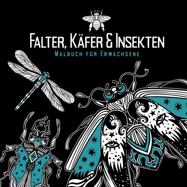 Produktbild: Falter, K&auml;fer und Insekten - Malbuch f&uuml;r Erwachsene