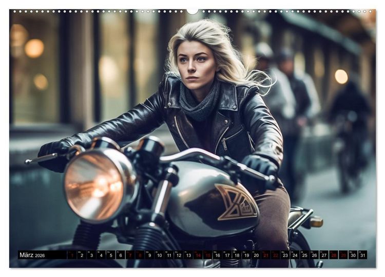 Produktbild: Urban Biker (hochwertiger Premium Wandkalender 2026 DIN A2 quer), Kunstdruck in Hochglanz