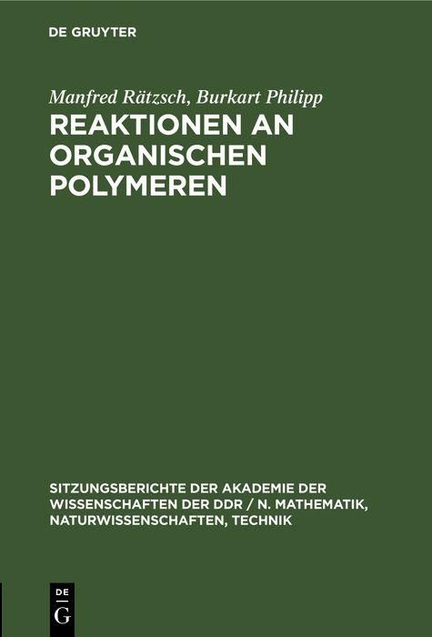 Produktbild: Reaktionen an organischen Polymeren