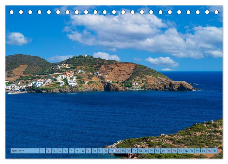 Produktbild: Kreta - Inselliebe (Tischkalender 2026 DIN A5 quer), CALVENDO Monatskalender