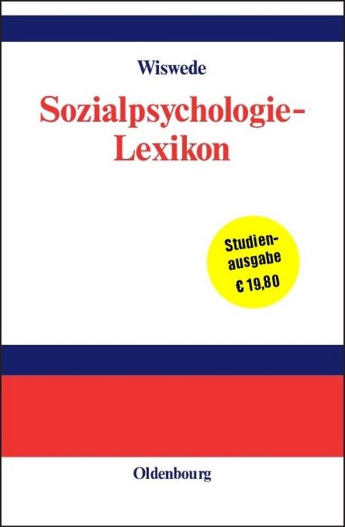 Produktbild: Sozialpsychologie-Lexikon