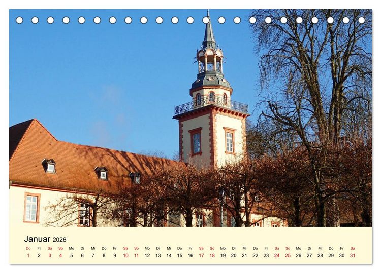 Produktbild: Willkommen in Bensheim an der Bergstra&szlig;e (Tischkalender 2026 DIN A5 quer), CALVENDO Monatskalender