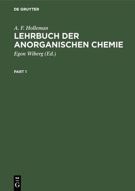 Produktbild: Lehrbuch der anorganischen Chemie