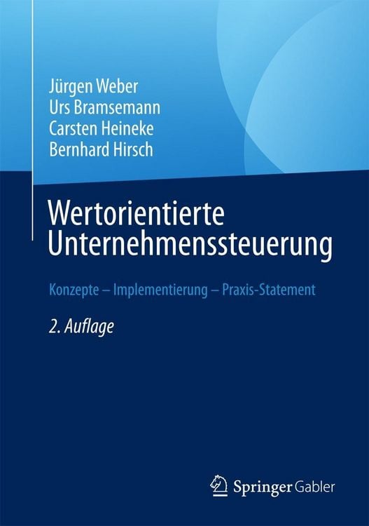 Produktbild: Wertorientierte Unternehmenssteuerung