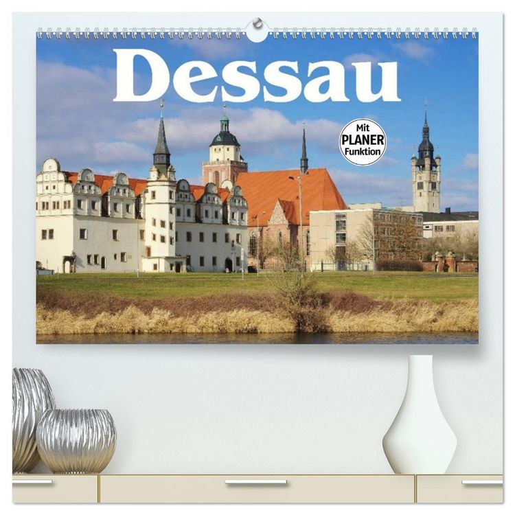 Produktbild: Dessau (hochwertiger Premium Wandkalender 2026 DIN A2 quer), Kunstdruck in Hochglanz