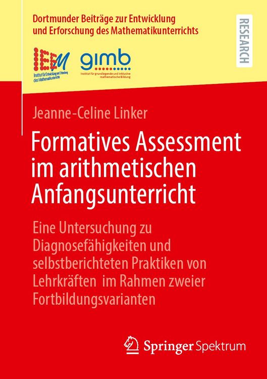 Produktbild: Formatives Assessment im arithmetischen Anfangsunterricht