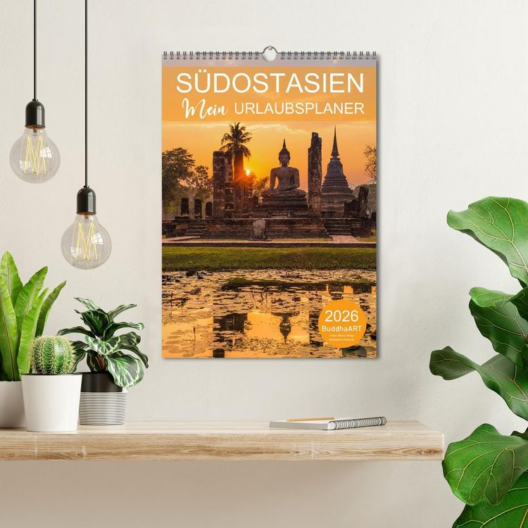 Produktbild: S&Uuml;DOSTASIEN - Mein URLAUBSPLANER (Wandkalender 2026 DIN A3 hoch), CALVENDO Monatskalender