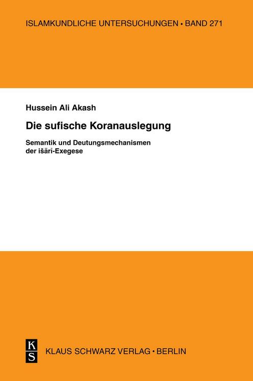Produktbild: Die sufische Koranauslegung