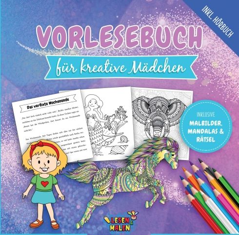 Produktbild: Vorlesebuch f&uuml;r kreative M&auml;dchen