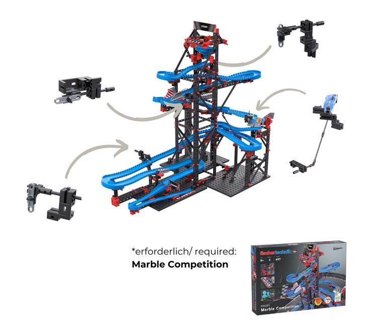 Produktbild: Fischertechnik 571898 Marble Competition Battle Bausatz ab 8 Jahre