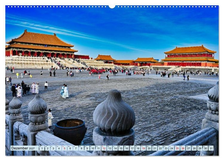 Produktbild: Erlebnis China (hochwertiger Premium Wandkalender 2027 DIN A2 quer), Kunstdruck in Hochglanz