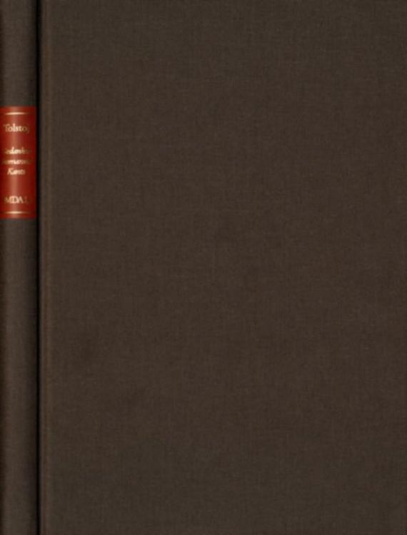 Produktbild: Forschungen und Materialien zur deutschen Aufkl&auml;rung / Abteilung I: Texte zur Philosophie der deutschen Aufkl&auml;rung. Tolstoj, Lev Nikolaevi?: Gedanken