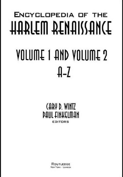 Produktbild: Encyclopedia of the Harlem Renaissance