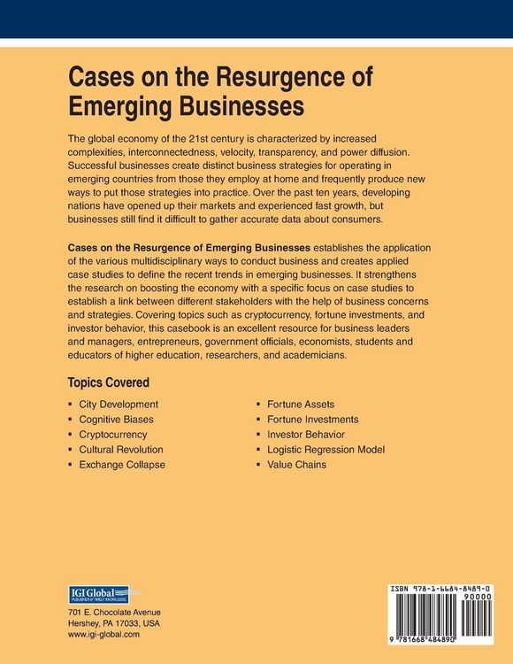 Produktbild: Cases on the Resurgence of Emerging Businesses