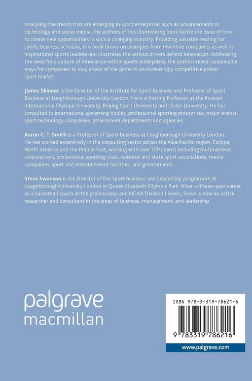 Produktbild: Fostering Innovative Cultures in Sport