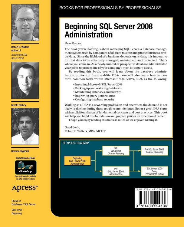 Produktbild: Beginning SQL Server 2008 Administration