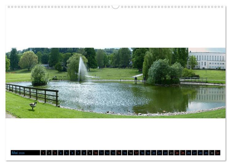Produktbild: Bielefeld gibt es! Stadtpanoramen (Wandkalender 2026 DIN A2 quer), CALVENDO Monatskalender