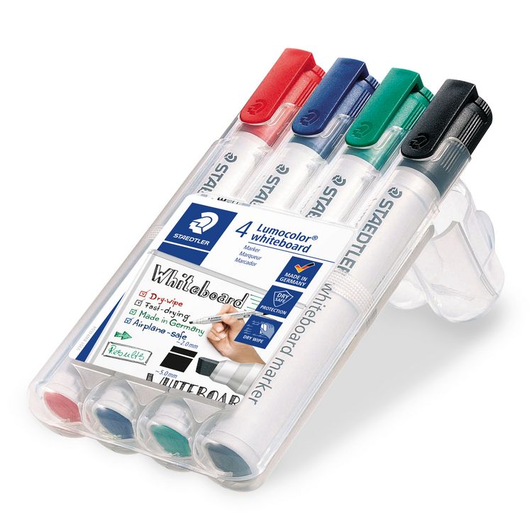 Produktbild: STAEDTLER Whiteboardmarker Lumocolor 4er Set