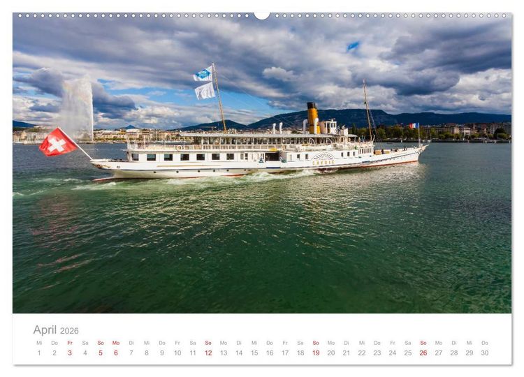 Produktbild: Reise durch die SCHWEIZ (hochwertiger Premium Wandkalender 2026 DIN A2 quer), Kunstdruck in Hochglanz