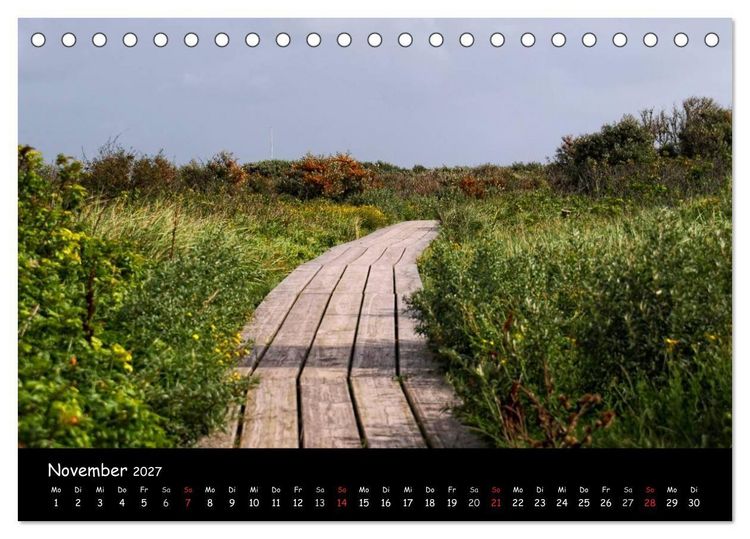 Produktbild: Helgoland und die D&uuml;ne (Tischkalender 2027 DIN A5 quer), CALVENDO Monatskalender