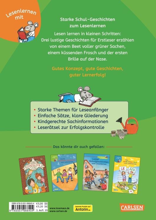 Produktbild: LESEMAUS zum Lesenlernen Sammelb&auml;nde: Starke Schul-Geschichten zum Lesenlernen