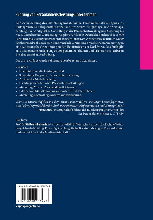 Produktbild: F&uuml;hrung von Personaldienstleistungsunternehmen