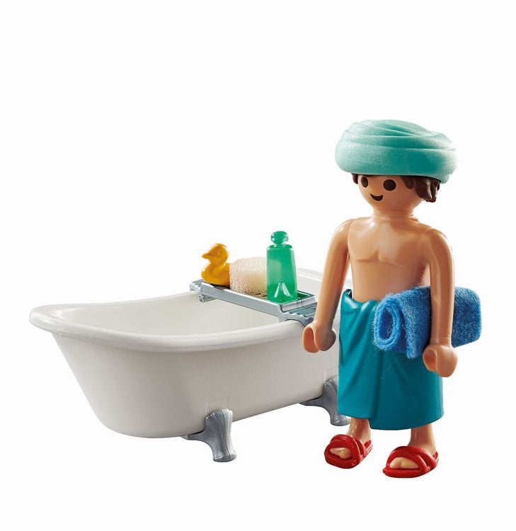 Produktbild: PLAYMOBIL 71167 Mann in der Badewanne