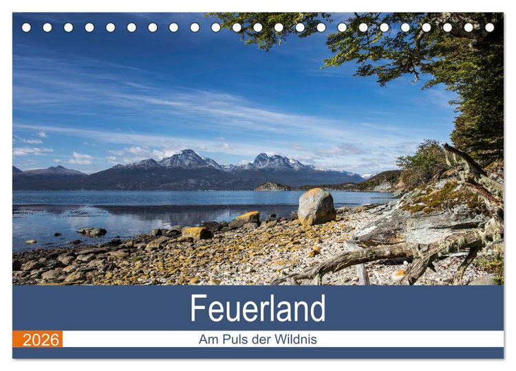 Produktbild: Feuerland - Am Puls der Wildnis (Tischkalender 2026 DIN A5 quer), CALVENDO Monatskalender